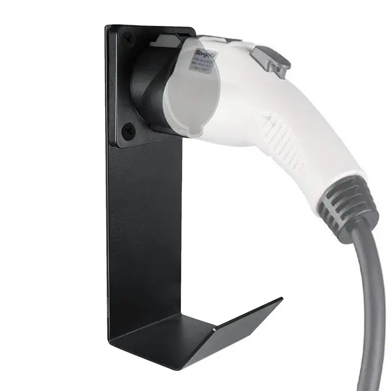 

Electric Vehicle Charger Holder Ev Charging Station Cable Holder EV Charger Holster Wall-Mount Electric Vehicle Connector Nozzle