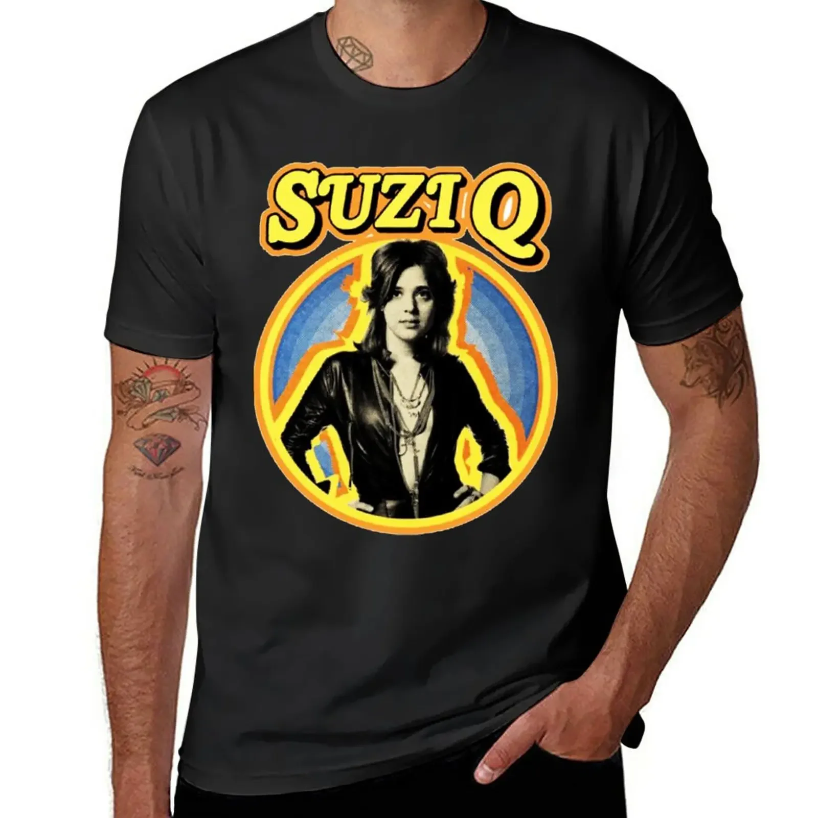 

New 2022 logos trend SUZI QUATRO T-Shirt new edition summer clothes sublime fitted t shirts for men