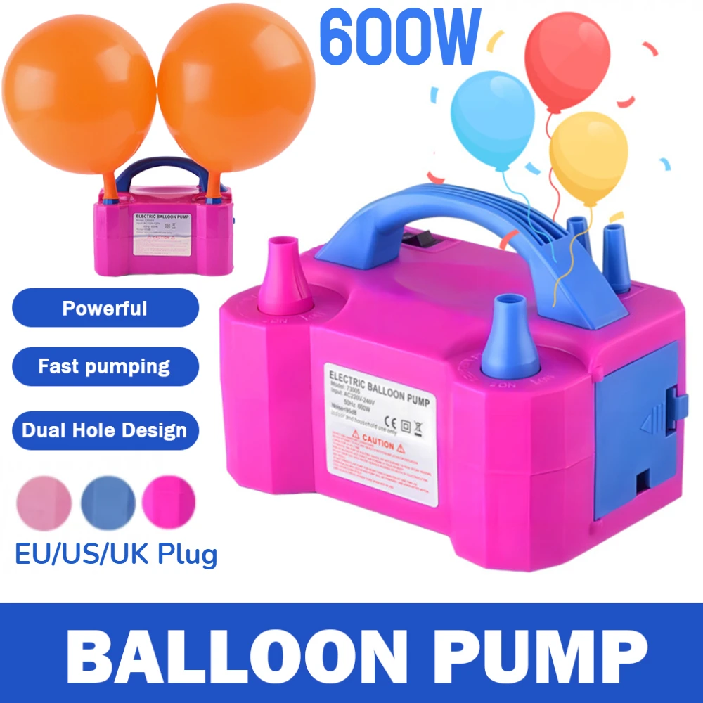 Electric Balloon Pump Air Pump Inflator Heart Shape Balloon Pump
