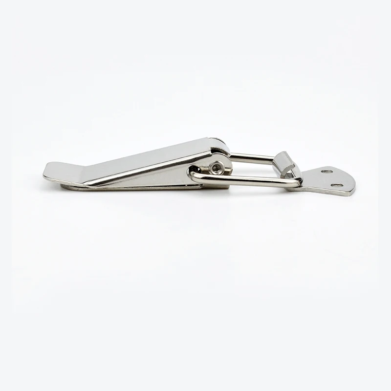 Description Picture 6 of itemStainless Steel Mini Lock Cabinet Boxes Spring Loaded Latch Catch Toggle Clamp Hasp For Chest Box Gift Suitcase Case Lock buckle