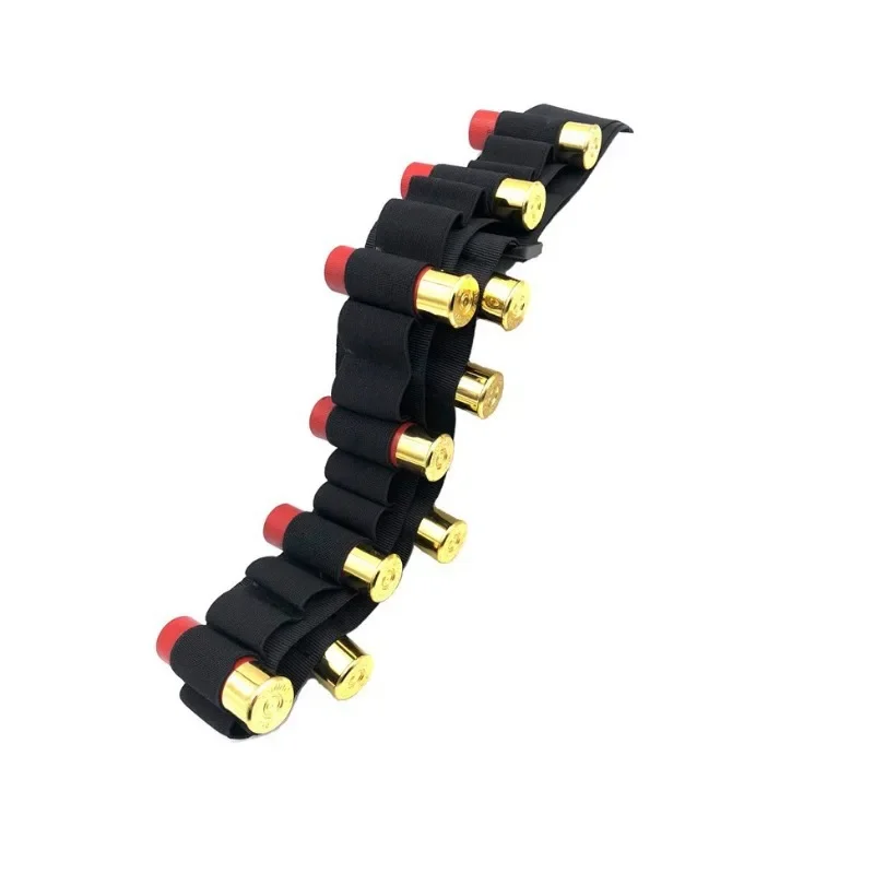 Bullet Belt 130cm Scattered Bullets 27 Grids Storage Bags Outdoor Sport Hunting CS Field Operations Portable Shotgun Accessories