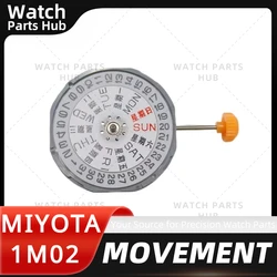 Premium Japanese Quartz Watch Movement - Double Calendar, Three Needle Design (1m02)