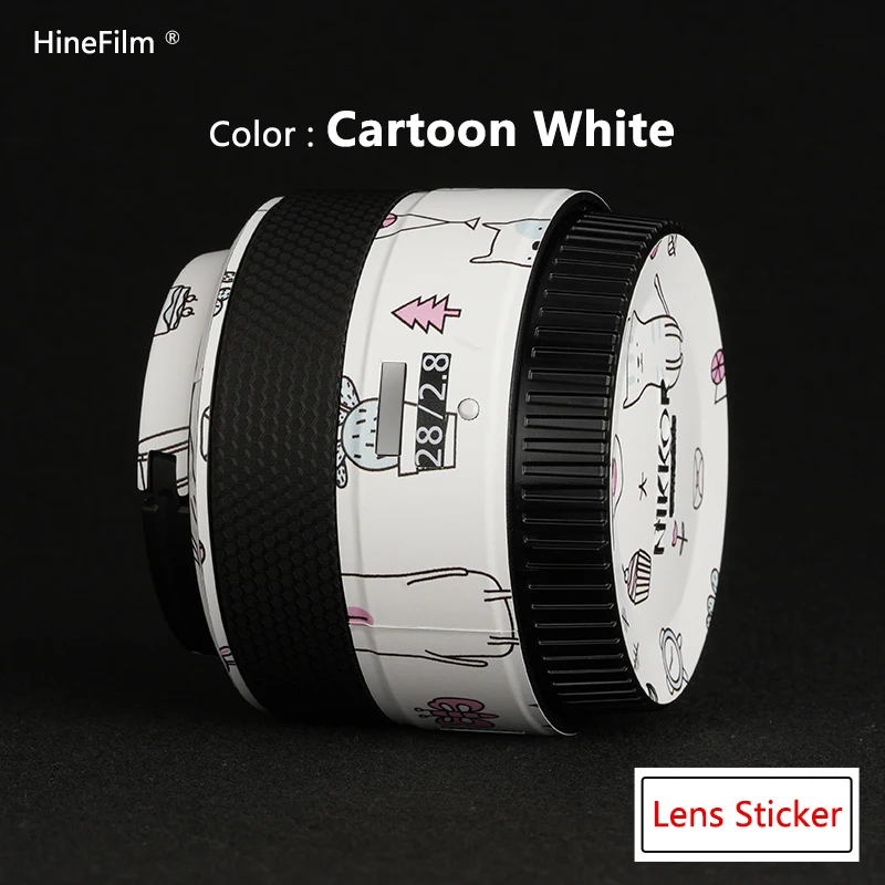 Nikkor 28 f2.8 렌즈 스티커 비닐 데칼 스킨 랩 커버 Nikon NIKKOR Z 28mm F2.8 렌즈 프리미엄 스티커 커버 케이스