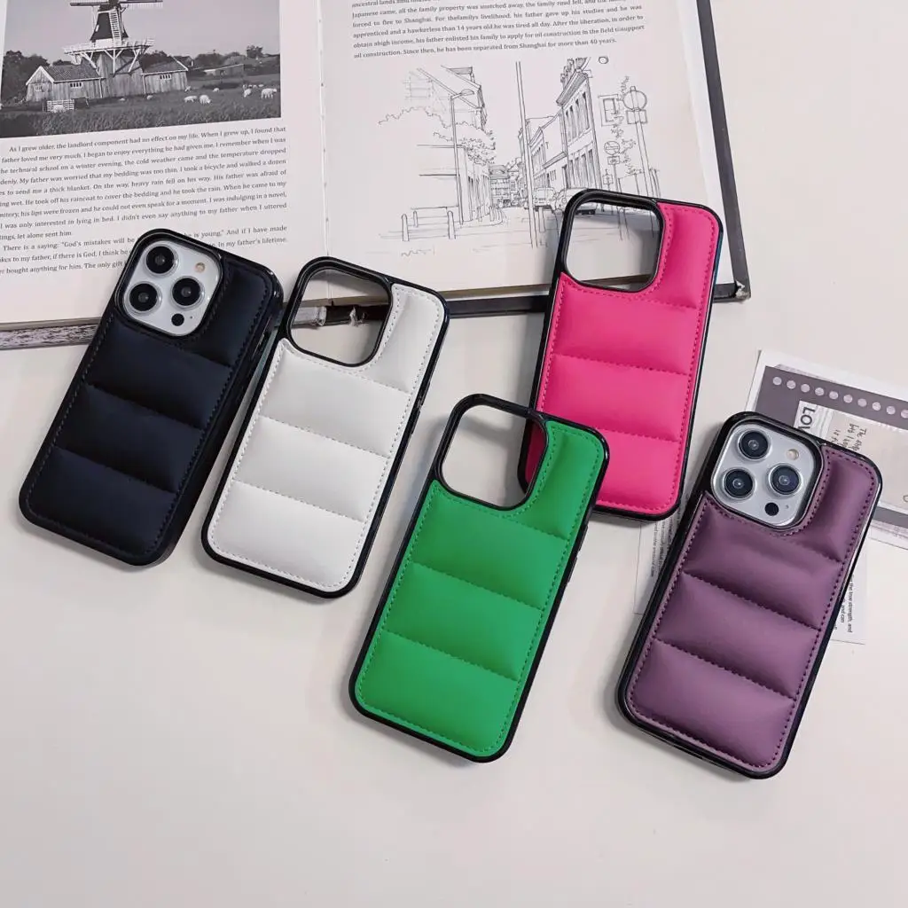 【iPhone14Proケース】THE PUFFER CASE Amazon.com: Hutch Hutch The Puffer Case for iPhone 14 Trendy