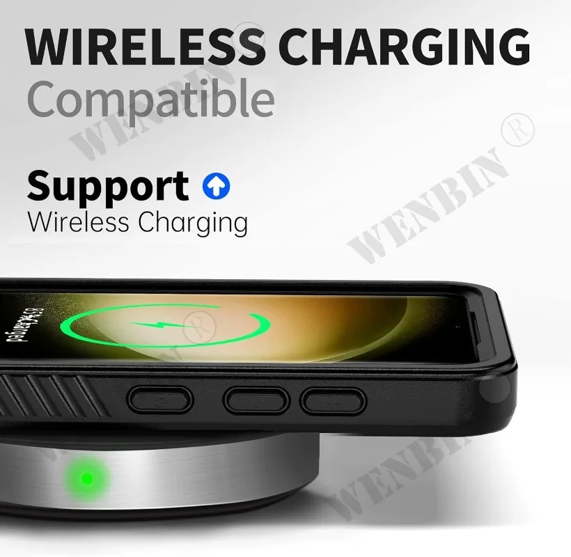 Luxury IP68 Waterproof Case For Samsung S24 S23 Ultra Plus S23 FE A54 A34 A24 A15 Full Body Rugged Transparent Underwater Cover