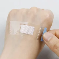 120pcs/lot Transparent Band Aid Waterproof Wound Strips Dressing Plaster Curved Patches Adhesive Bandages for Children Adults 1
