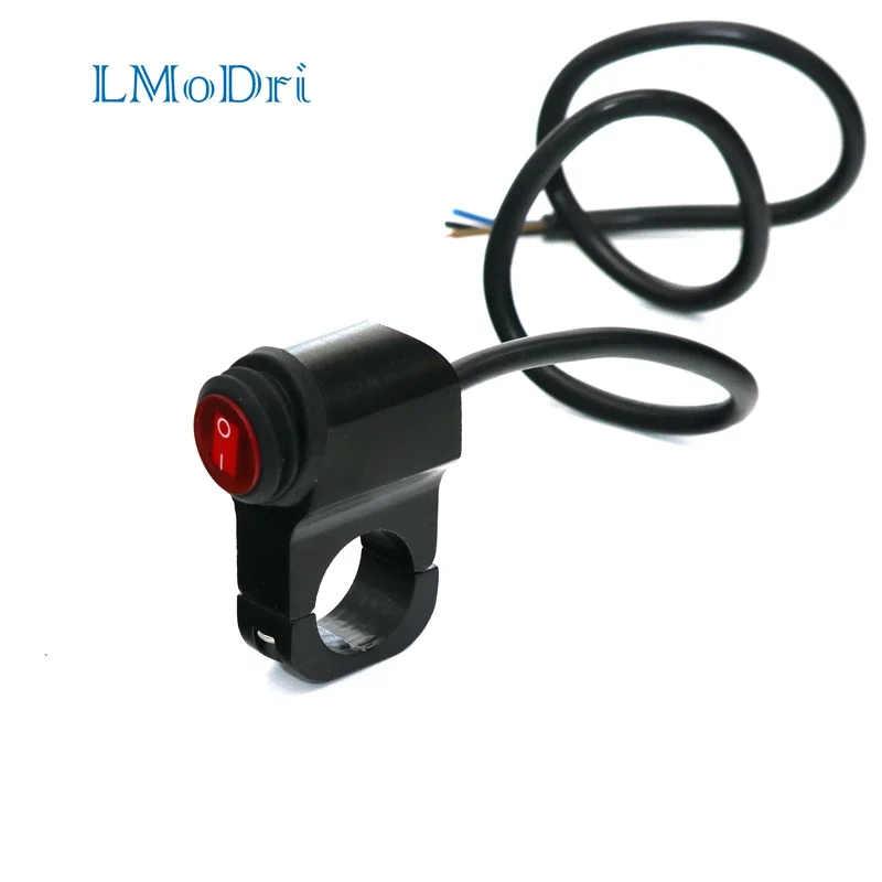 

LMoDri Wholesale Waterproof Motorcycle Aluminium Alloy Switches 7/8" 22mm Handlebar Headlight Switch Brake Fog Light 12v ATV
