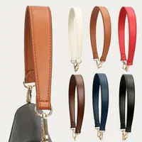 Sangle de sac en cuir Élpour sacs à main, sangle de sac à main courte, sangle de sac à main dorée, ceinture de remplacement 1