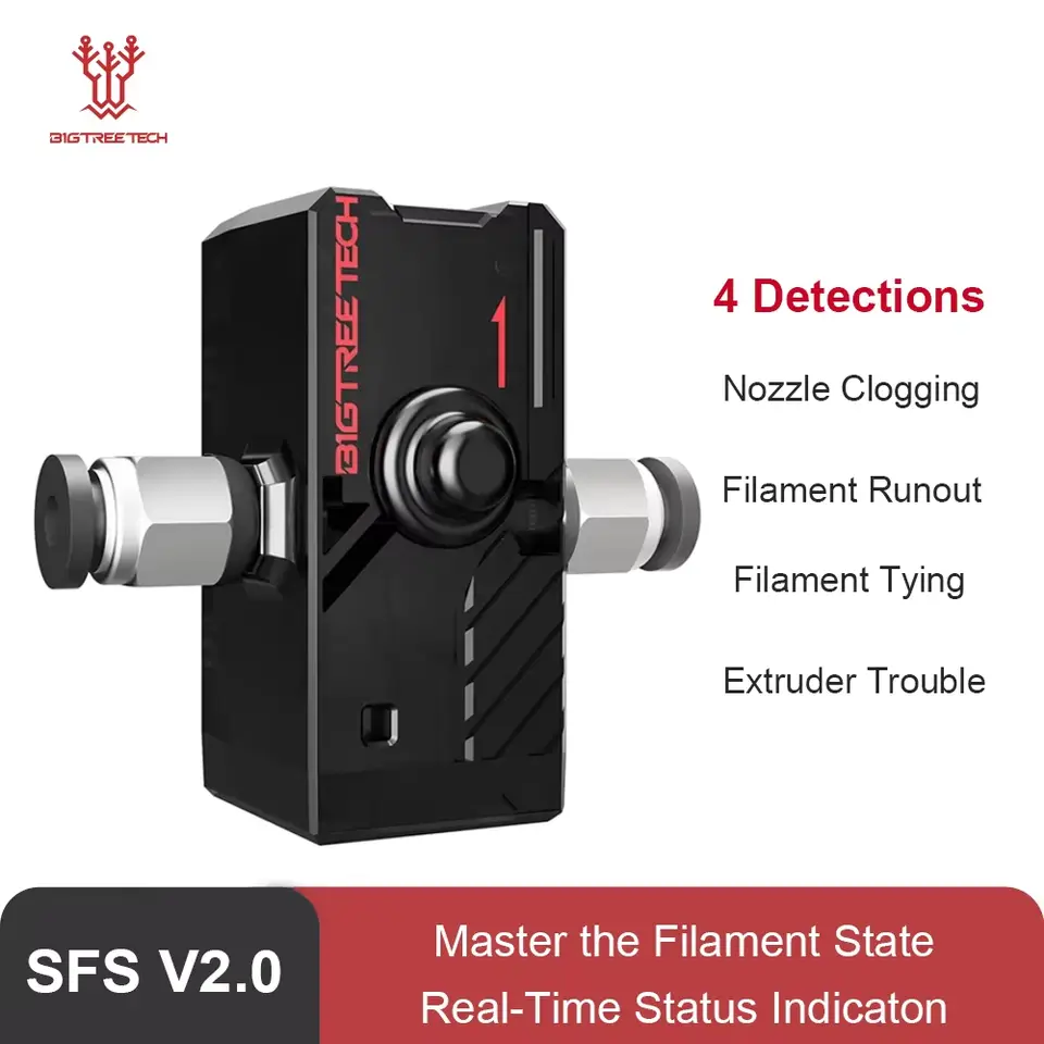 BIGTREETECH Smart Filament Sensor Filament V2.0 Break Detection Module BTT SFS V1.0 for Ender 3 Voron V2.4 FDM 3D Printers Parts image 1