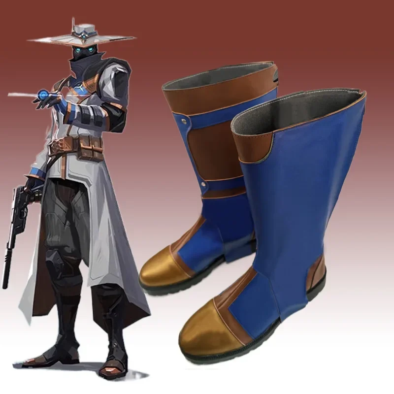thumbnail image 1 of 910 Dauntless Contract Valorant Valorant Zero Cosplay Shoes Exposición de animación secundaria Zapatos de actuación, 1 of 4