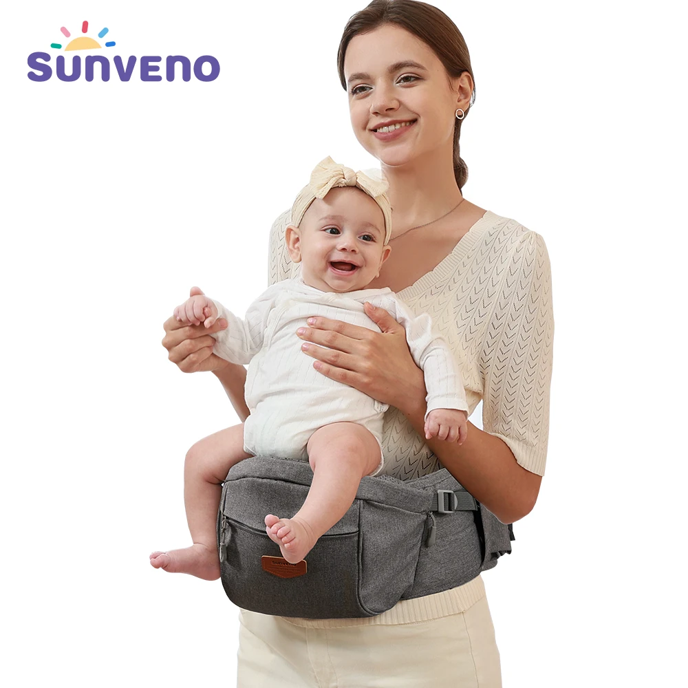 Sunveno Convinient Ergonomic Baby Carrier Infant Hip Seat Toddler Waist Seat Stool Carrier Baby Carrier Adjustable Comfortable