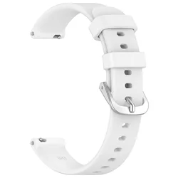 Silicone Sport Watch Band Replacement Strap Bracelet Accessories - 14mm Garmin CIRQA (White)