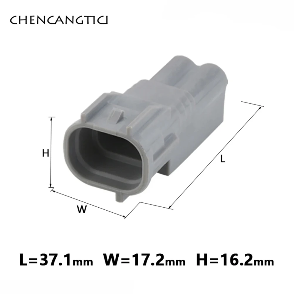 

Heavy Duty 2 Pin Car Connector Secure and Flexible Connection Waterproof and Reliable Compatible with 61890031 and More