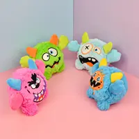 1 Pcs Active Moving Dog Plush Squeaky Small Balls Enjoying Dog Interactive Toys 2-in-1 Designer Pet Gift For Halloween 2