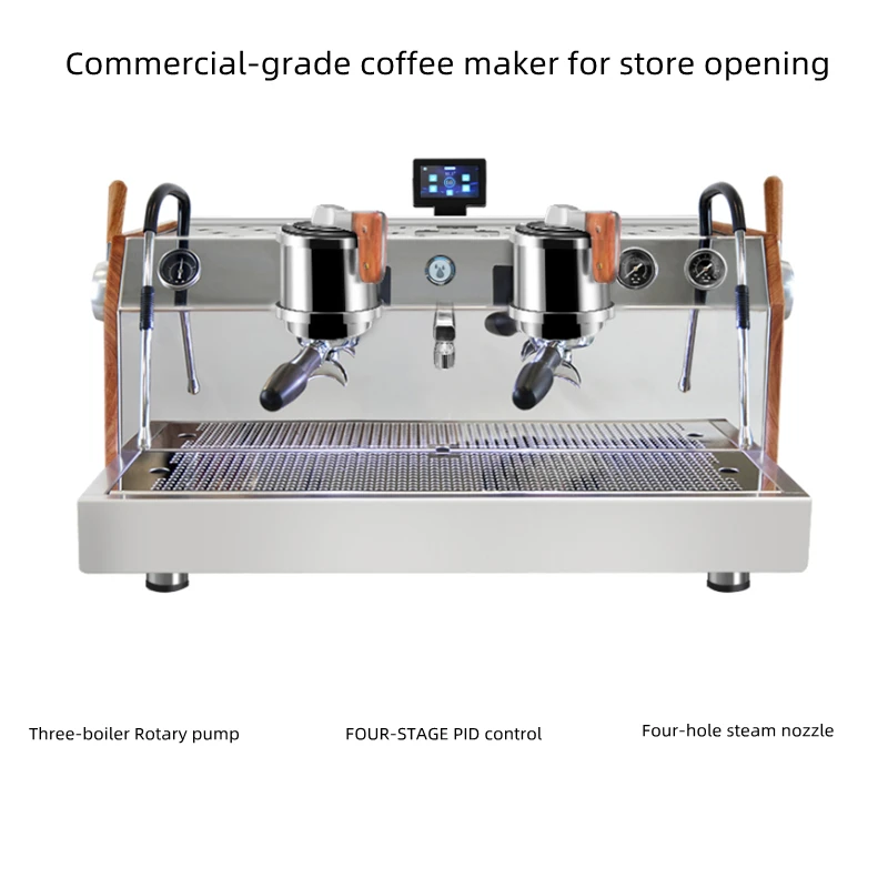 EM 100 9Bar Espresso Machine Coffee boiler 1.2LX2/Steam boiler 10L