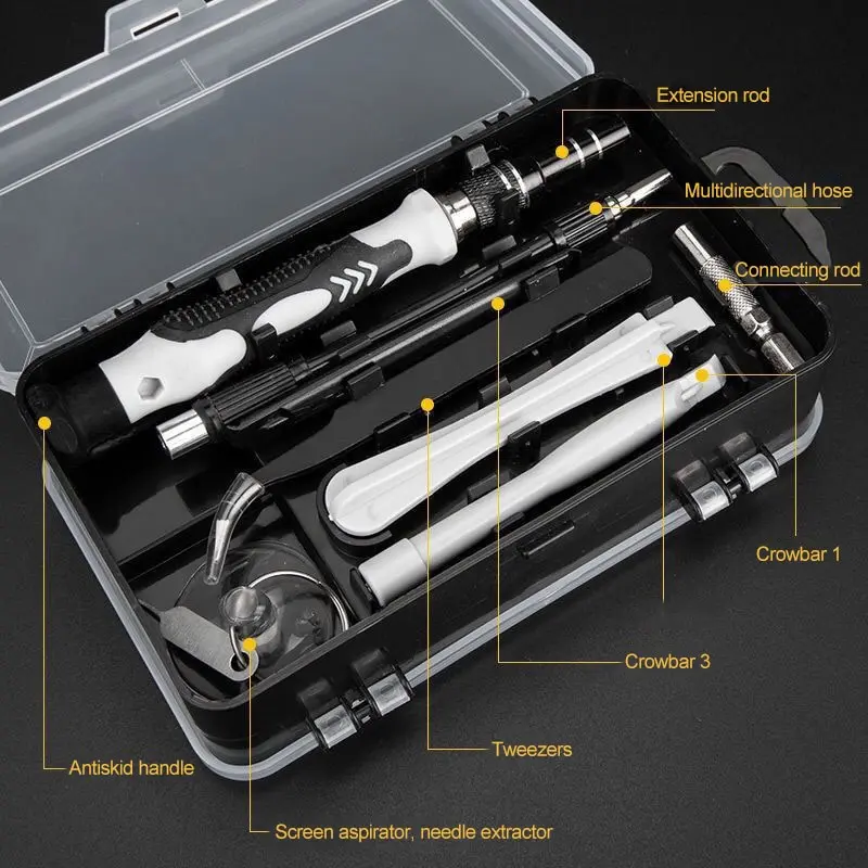 115 In 1 Screwdriver Set Mini Precision Multi Computer PC Mobile Phone Device Repair INSULATED 112 115 in 1 3