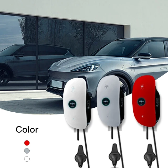 Stazioni Di Ricarica Ac Wallbox Fast Commercial 7Kw 32A Type 2 Electric Car Power Ac Ev Charger Ccs Per Auto Elettrica
