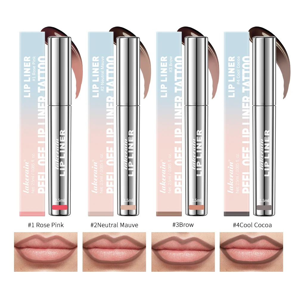 Lip Tint Peel Off Lip Liner Tattoo Waterproof Long Lasting Matte Non-Stick Cup Lip Tint Sexy Red Contour Lips MakeUp 2