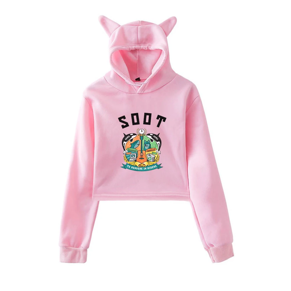 

2023 newest Wilbur Soot Women Cat Ear Sweatshirt Popular Casual Streetwear Harajuku Wilbur Soot Print Hoodies hoodies for women