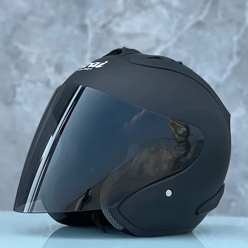 Casco Vespa Visor gris titanio