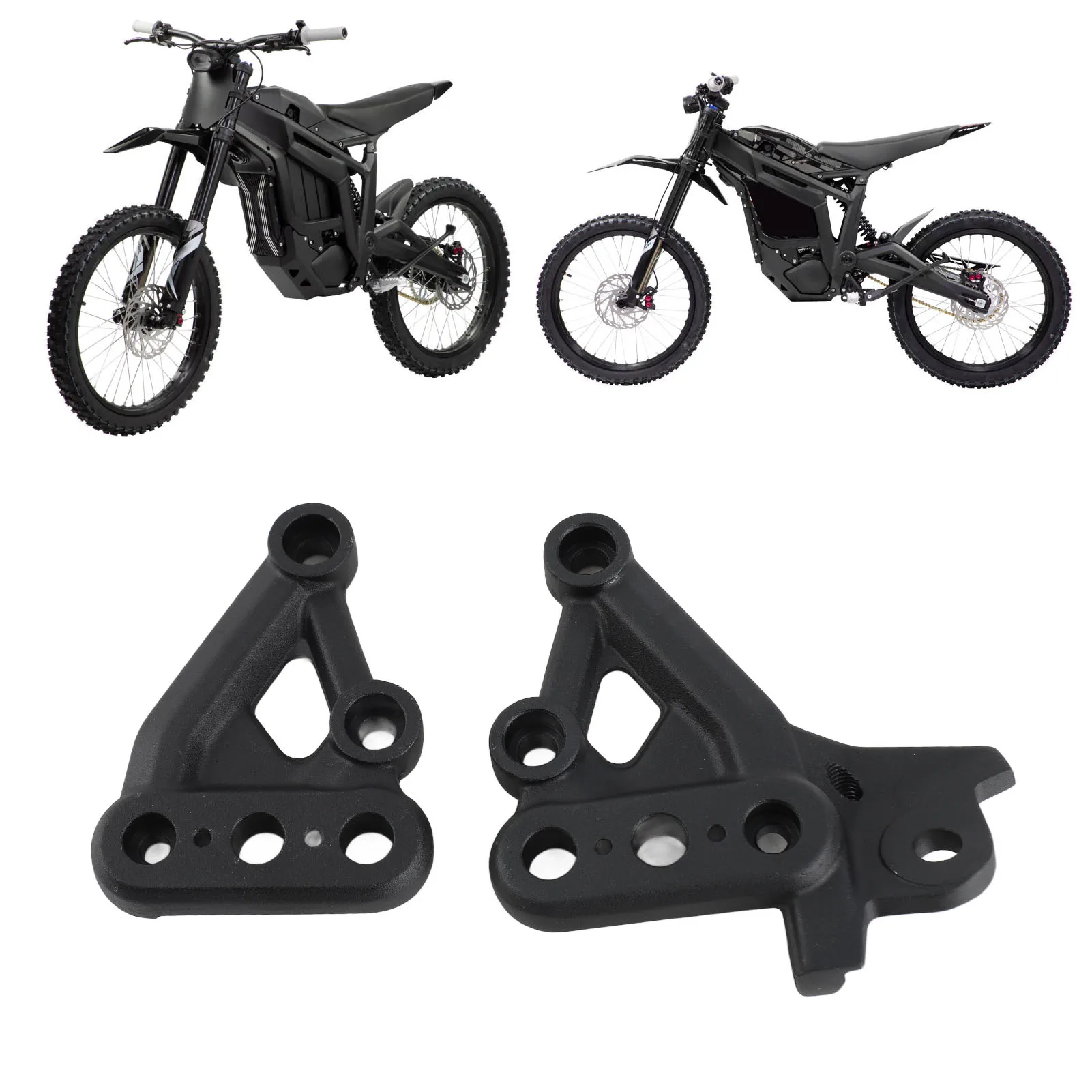 Footpeg Brackets Direct Replacement Aluminium Alloy Pair Of Motorcycle Footpeg Bracket for Sting X3 MX3 MX4 Electric Dirt Bike