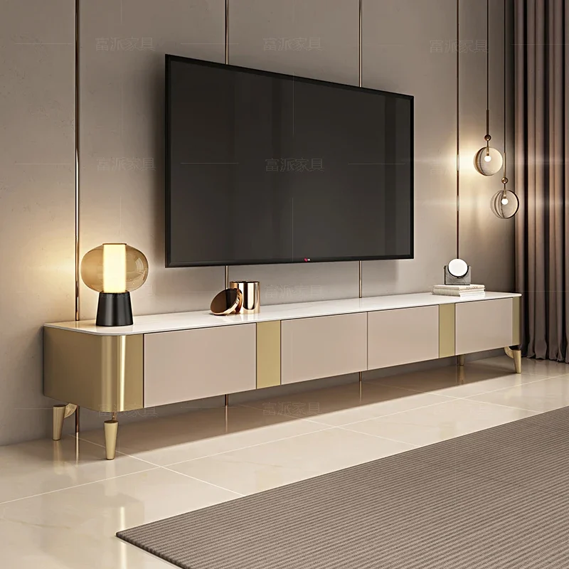 Stand Wood Tv Entertainment Unit Soggiorno Mesa Television Tv Floor Cabinet Tv Coffee Suporte Para Sofaset Furniture