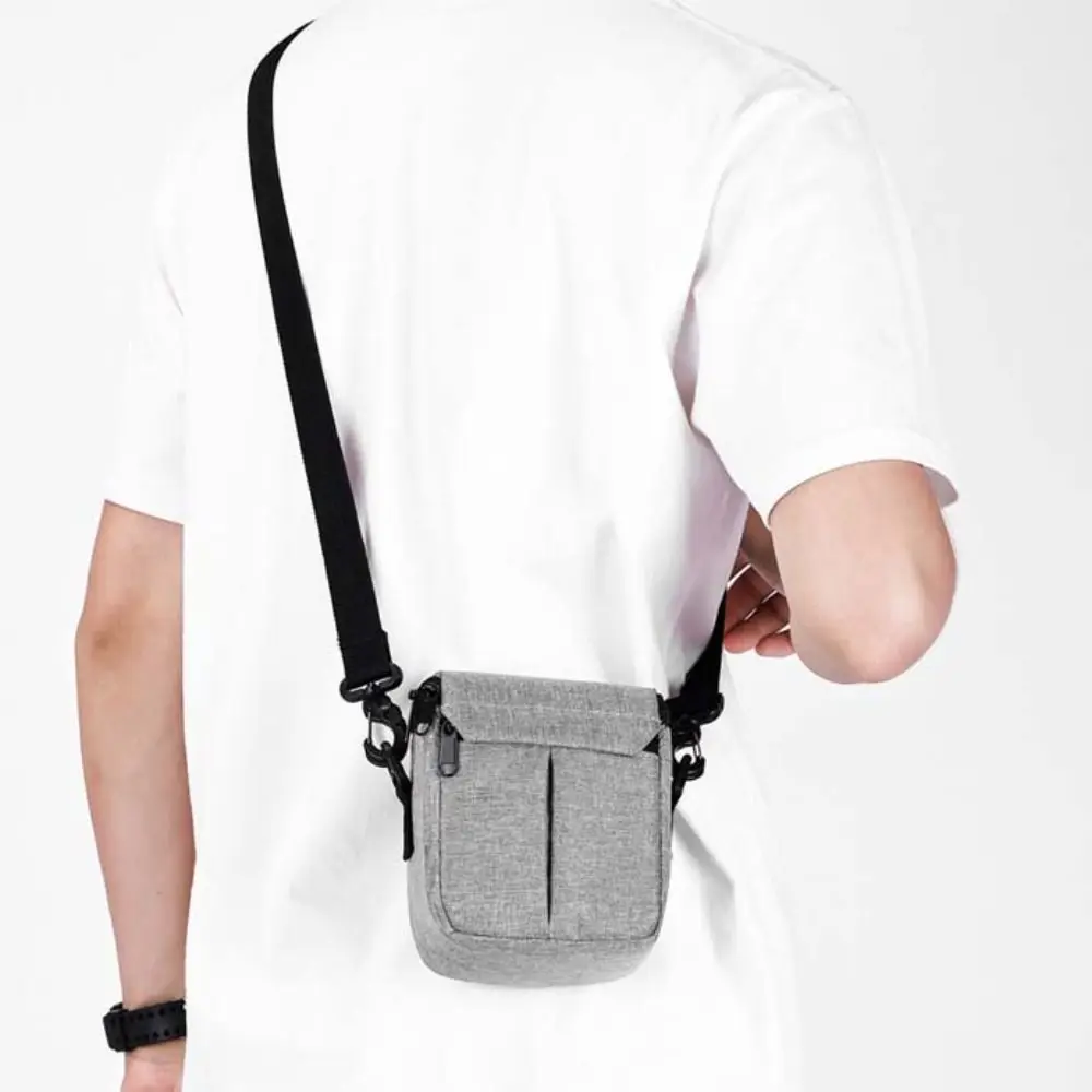 Borsa per Fotocamera in Nylon Leggero, Custodia Protettiva per Obiettivo DSLR a Tracolla Singola, Resistente Borsa da Viaggio per Esterni - immagine 2