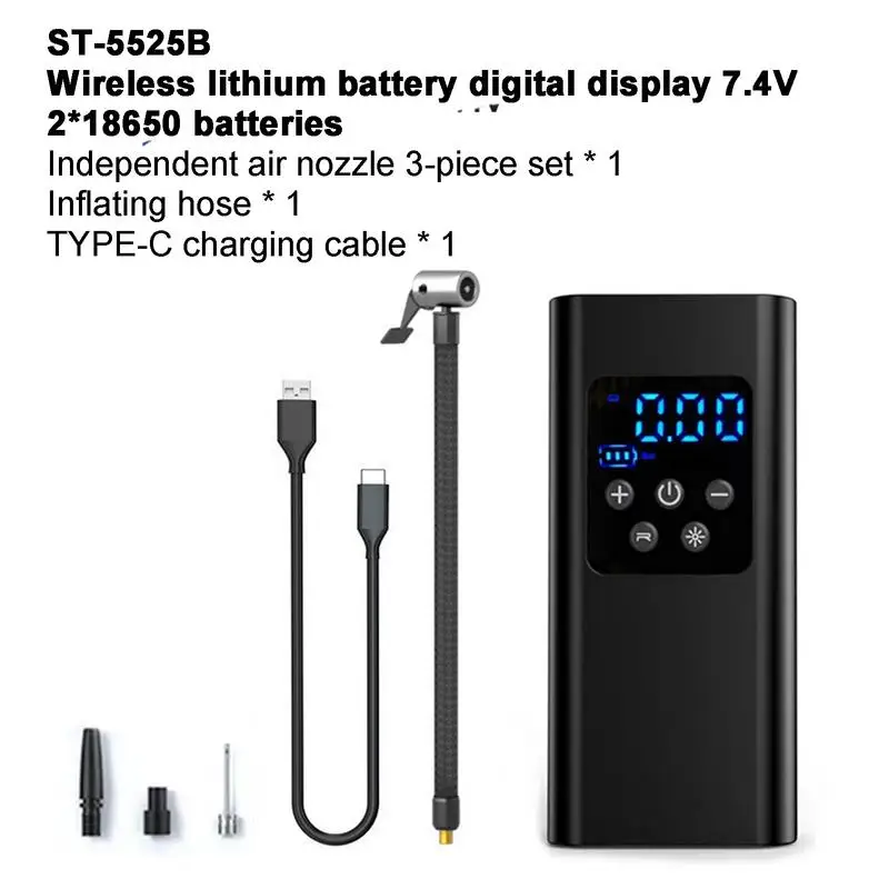 ポータブル電動タイヤインフレーターポンプ、エアコンプレッサー