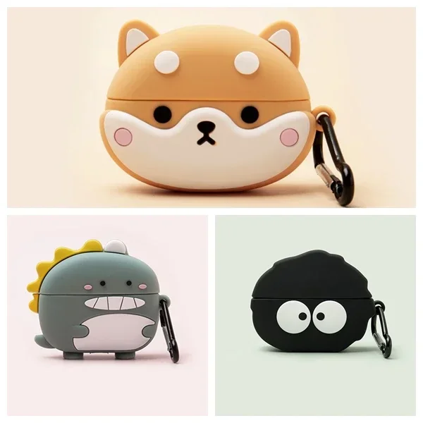 

Cartoon for OPPO Enco Air 2i / buds2 Case Funny Dogs Dinosaur Protection Silicone Case for OPPO Enco buds 2 Headphone Case