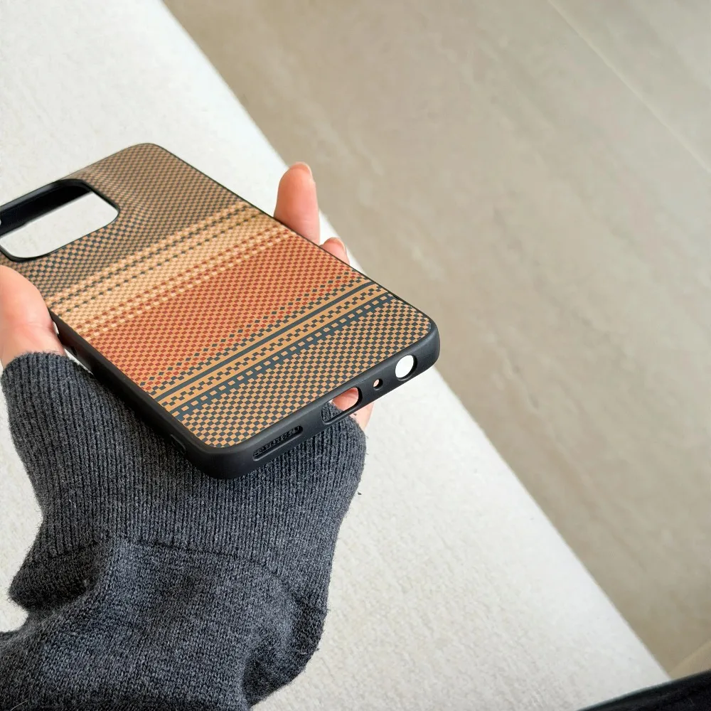 Slim Carbon Fibre Sunset Magnetic Shockproof Case