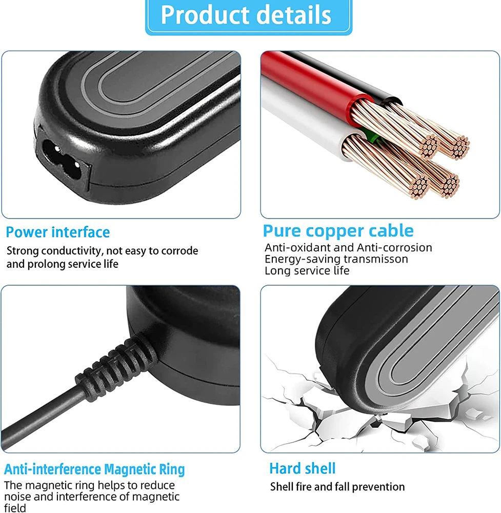 CA-570 AC Power Adapter Charger Kit for Canon FS300 HF10