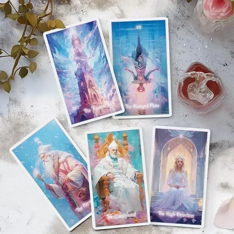 再入荷2点のみ✨淡い色彩基調の美麗イラスト✨ファンタジー世界のタロットカード Authentic Fantasy Colors Tarot Divine Original Tarot Cards