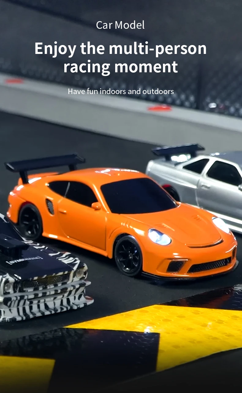 Upgraded 143 RC Drifting Car - High Speed 4WD Radio Control Mini Vehicle
