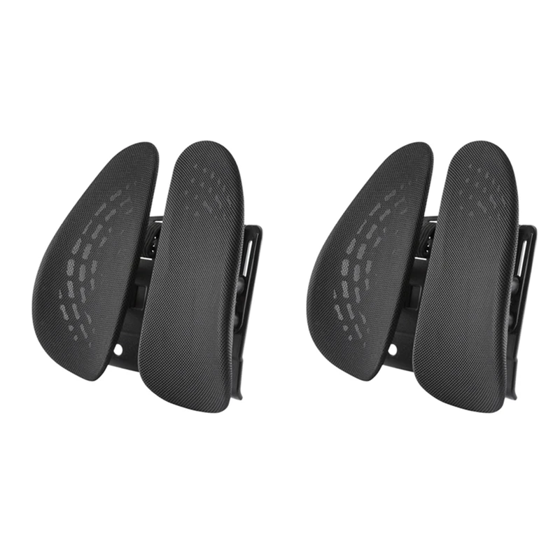 

2X Car Breathable Lumbar Support Cushion Multi-Function Relief Pain Waist Back Support Cushion For Car Office Home