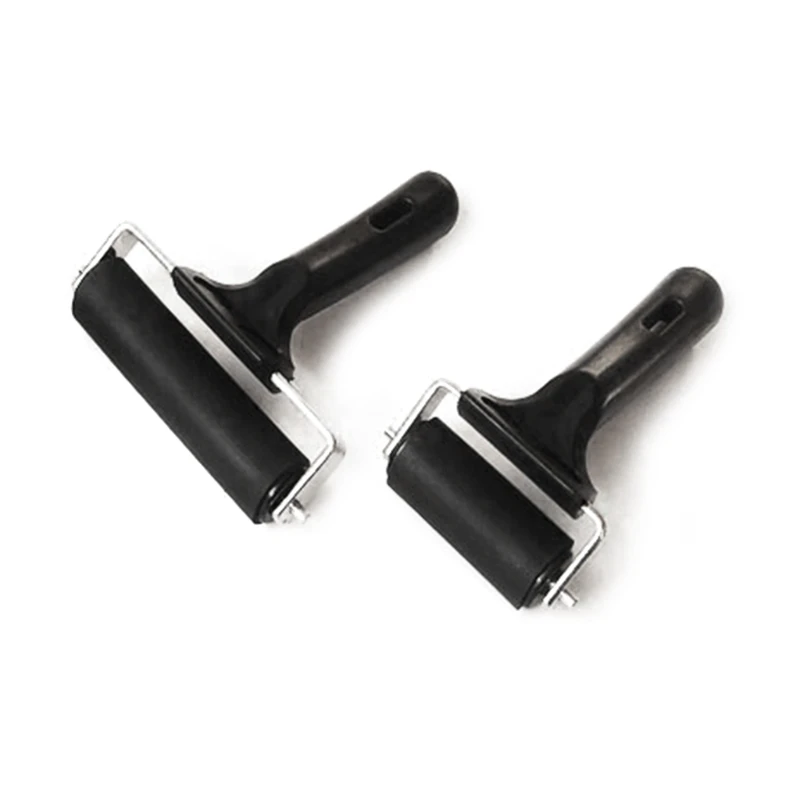 

Versatile Printing Tools 2Pack Comfortable Rubber Rollers Anti Skid Tape Construction Tool Easy to Use Adhesive Rollers