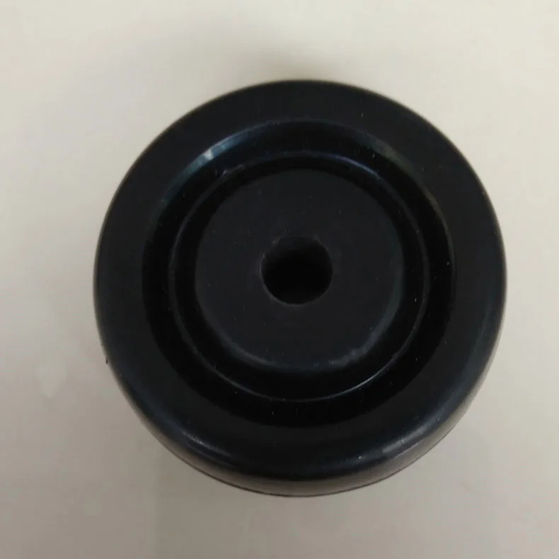 Description Picture 4 of item(4 Packs) - Spot 1.5 Inch Black Rubber Single Wheel Diameter 40mm Mute Wear-resistant Medical Equipment Caster Furniture
