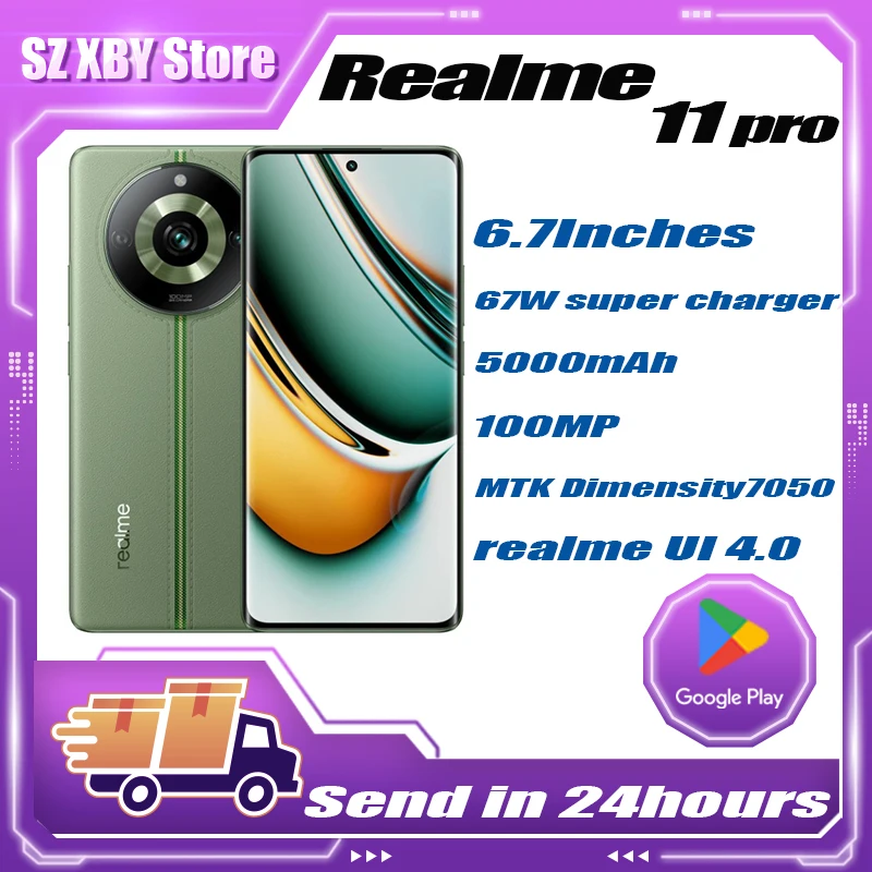 Realme 11 Pro 11Pro 5G Mobile Phone Original New MTK Dimensity7050 6