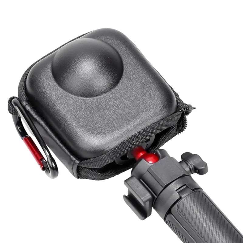N05R Gopro Max 2 케이스 미니 가방 파노라마 스포츠 카메라 휴대용 보관 케이스 보호용 파우치 하프 지퍼 + 잠금 장치