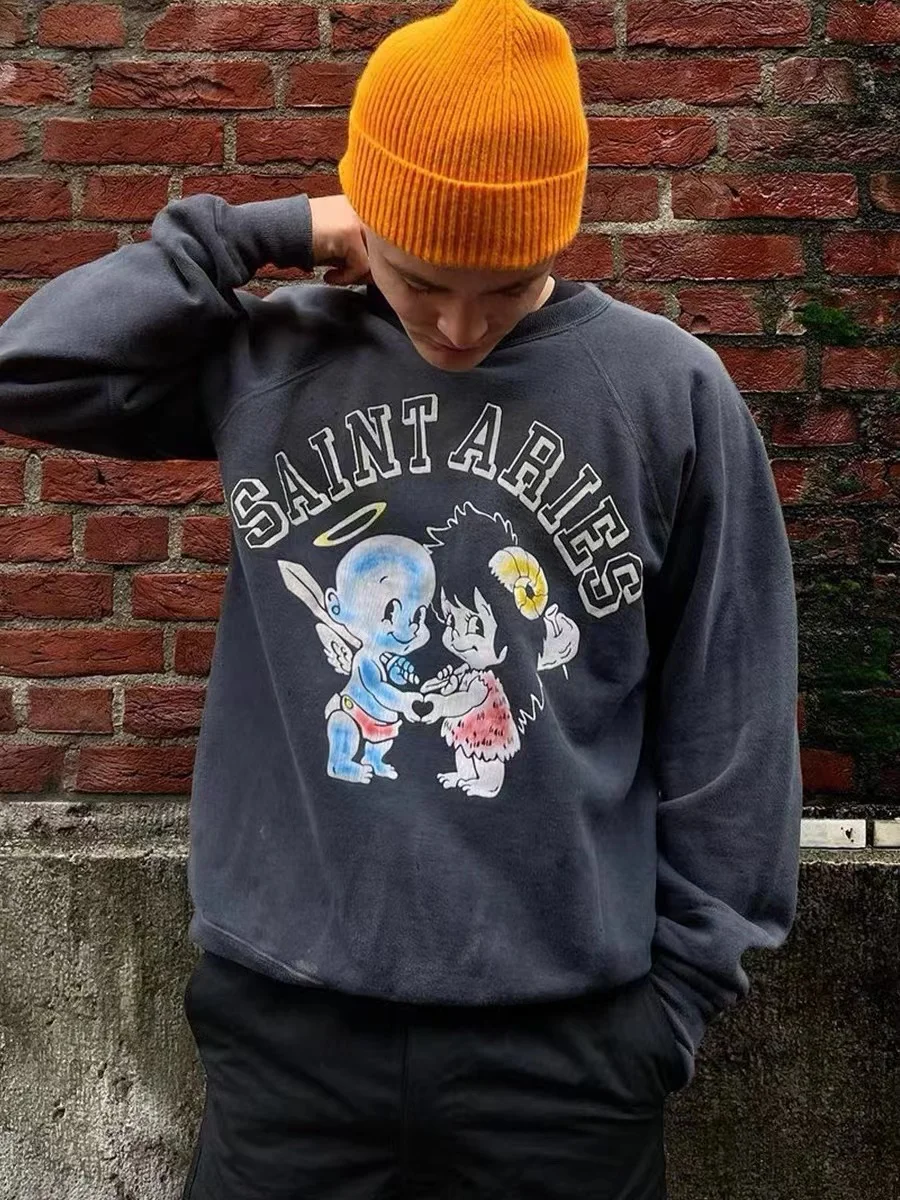 Рисунок 5 - Винтажная толстовка с круглым вырезом