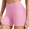 4.5'' Impact Shorts Seamless Low Ribbed Waistband Gym Shorts Scrunch Bum Yoga Shorts Booty High Stretch Running Bike Shorts 2