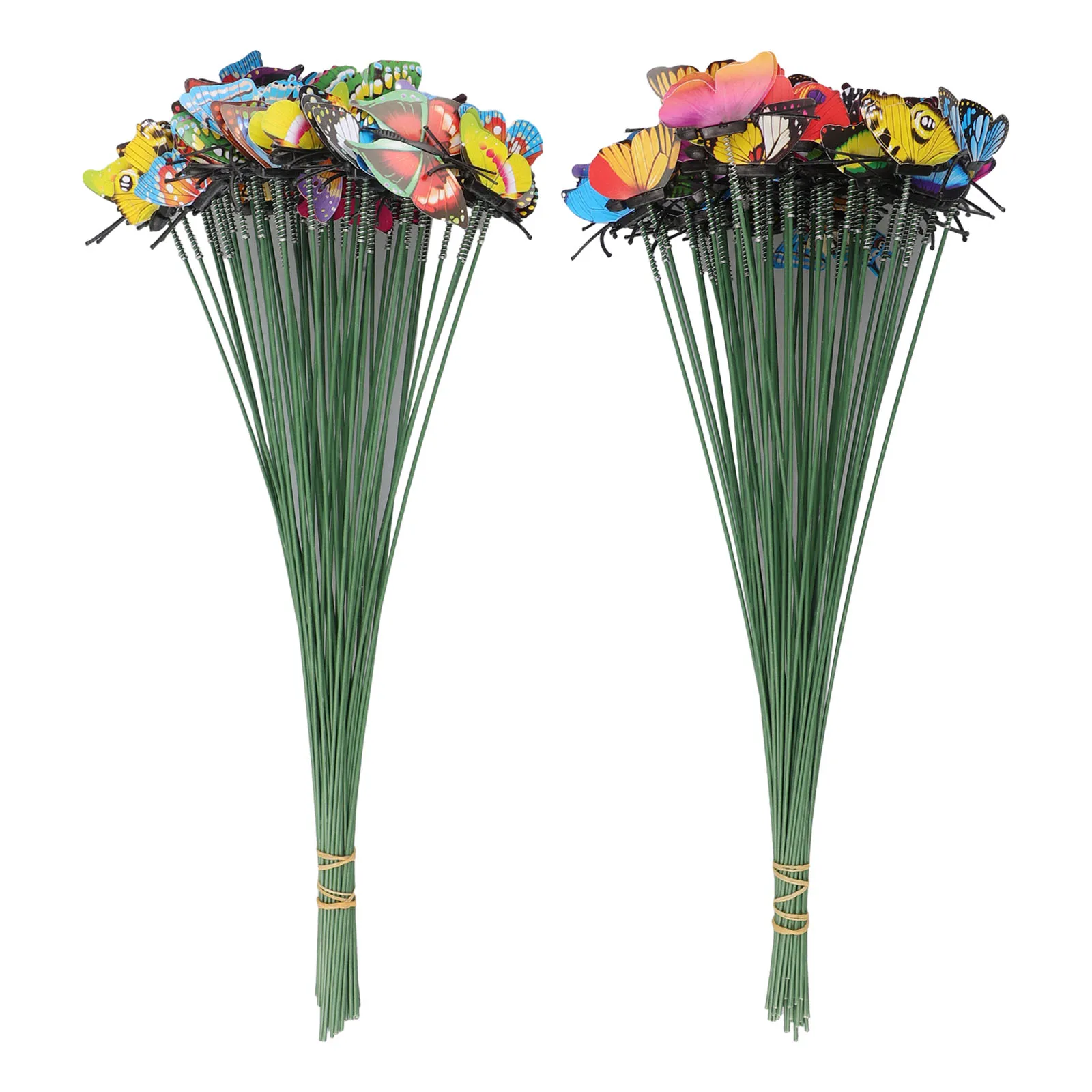 Decoration Garden Butterflies 100pcs 4cm DIY Fairy Decor Garden Decorat Home Ornament Pot Outdoor PVC Brand New