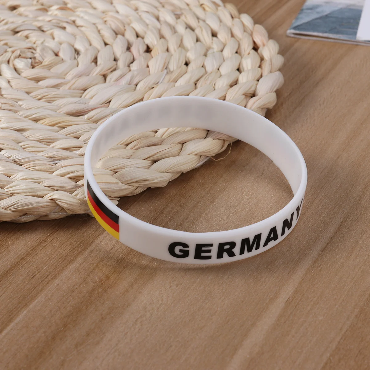 CSJA Colombia Spain Flag Bracelets Men & Women PU Leather Braided France  Germany Hungary Nations Country Pulsera España P044