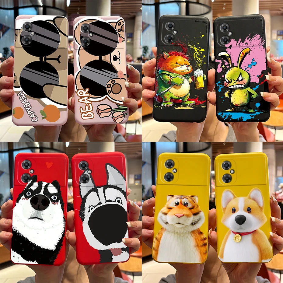Beautiful Painted Back Covers - Soft Silicone Fashion Cartoon Smartphone Cases