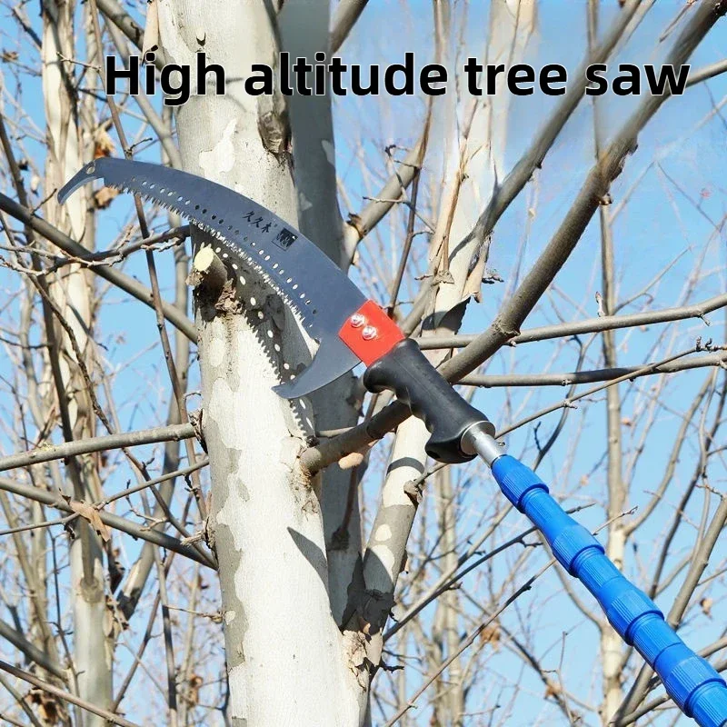 Multifunctional Stainless Steel Saw Strong Durable Garden Fruit Tree Telescopic Pole High Branch Saws Professional Hand Tools