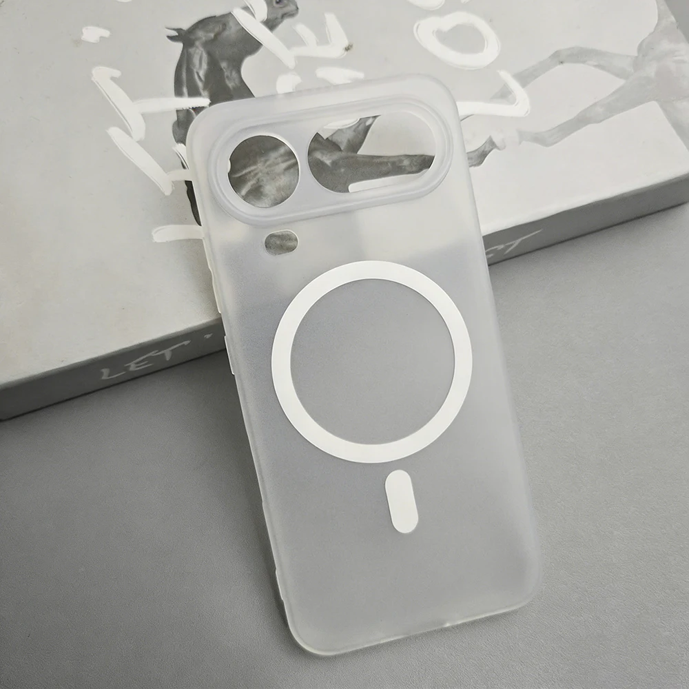 Magsafe Wireless Charging Soft TPU Matte Camera Protection Case