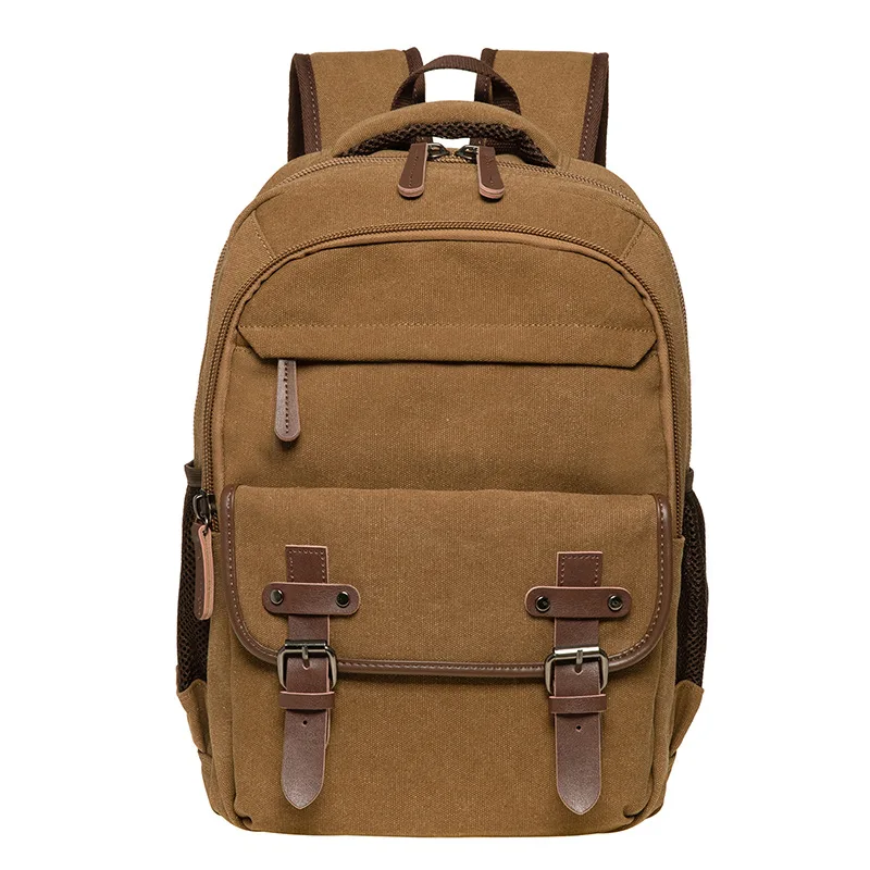 Canvas backpack, handbag, multifunctional computer bag, unisex