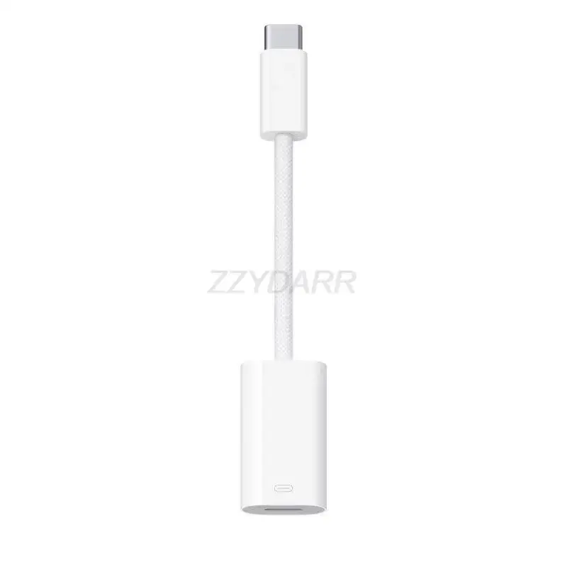 USB C to Lightning Female Adapter iPhone 16 15 iPad Pro/Air MacBook Lightning Female to Type C Male Cable Converter