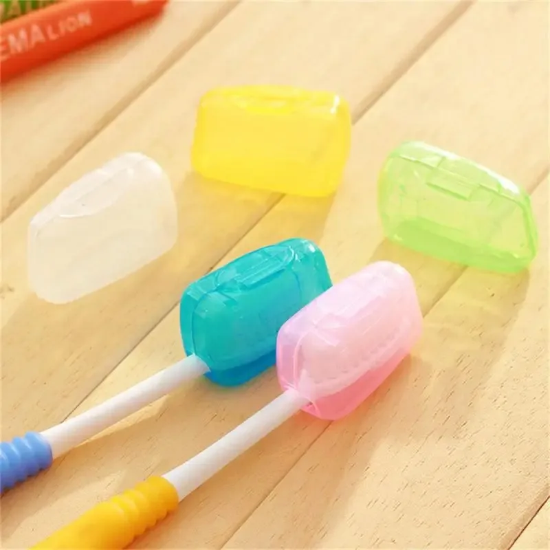 Portable Toothbrush Cover Holder Health Germproof Toothbrushes Protector Travel Hiking Camping Brush Cap Case 5Pcs/set toothbrush holder toothbrush covers toothbrush case