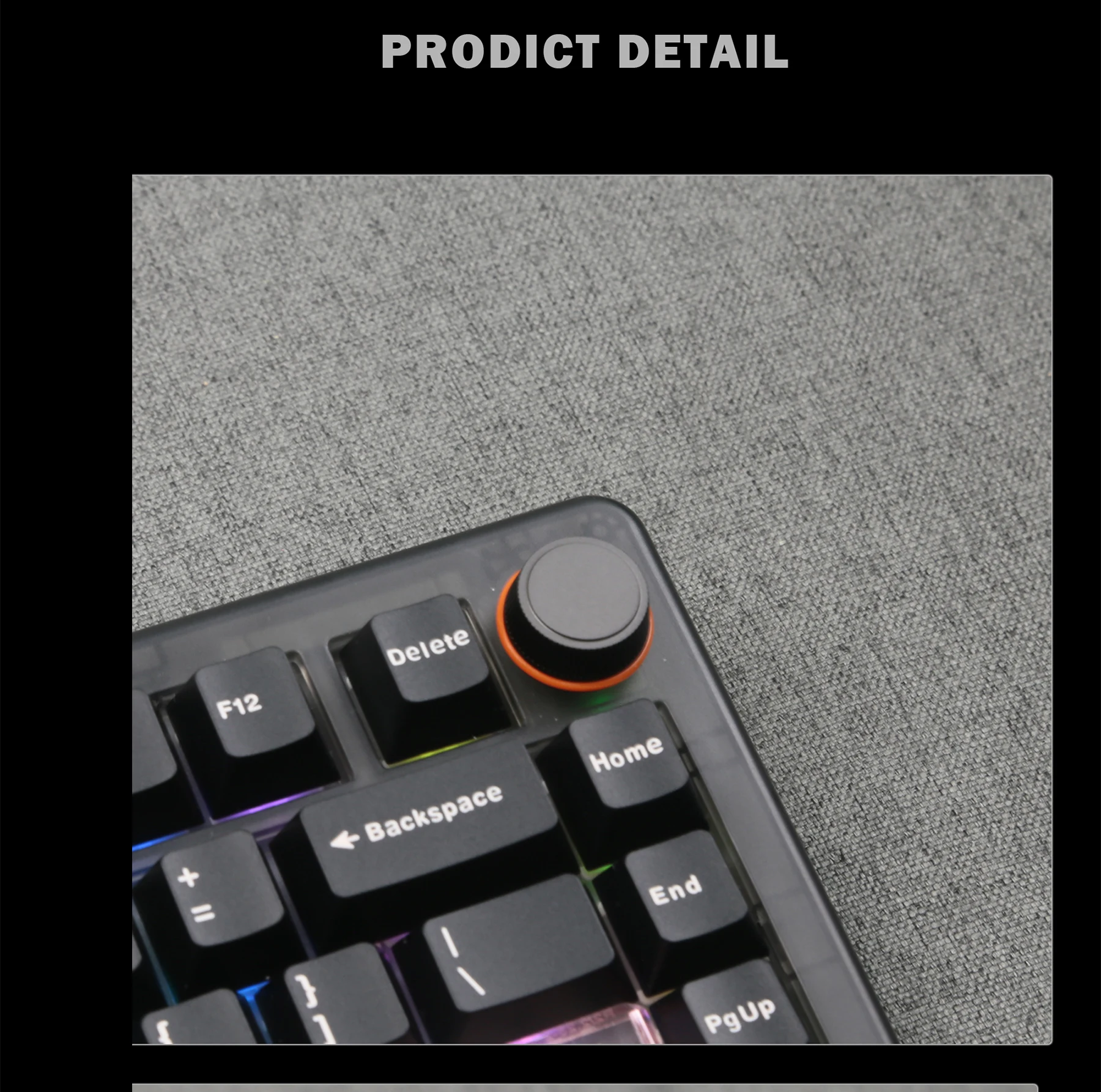 CIDOO QK75 기계식 키보드 60% 레이아웃 가스켓 구조 VIA/Qmk 프로그래밍 가능 핫스왑 3모드 무선 RGB 키보드