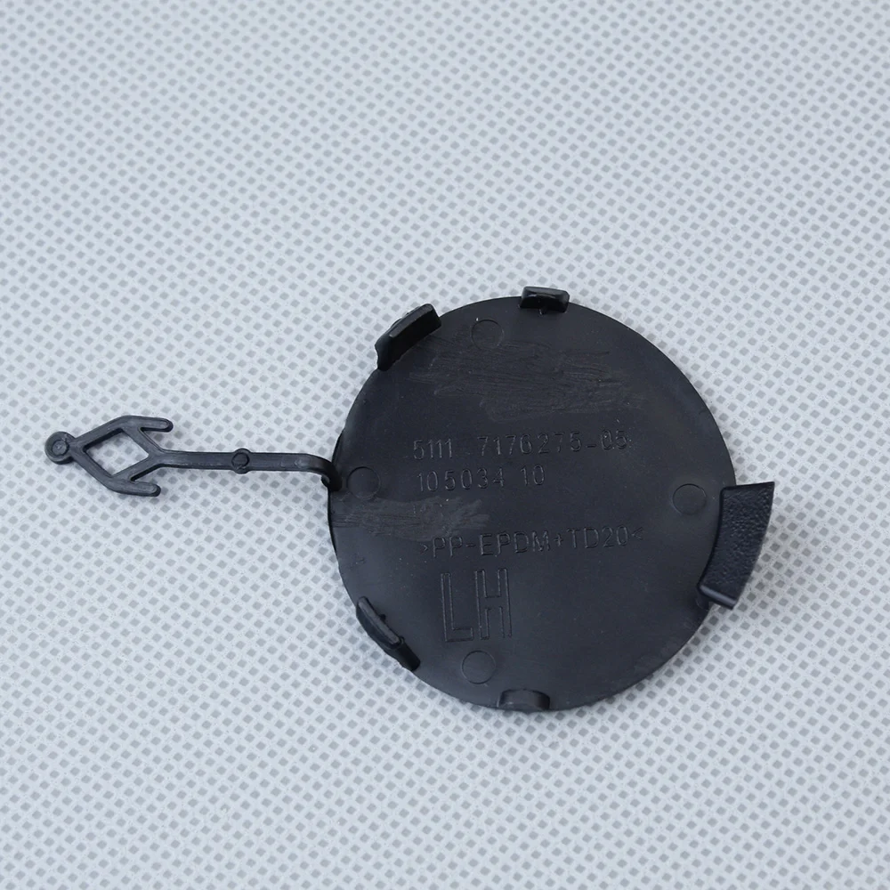 Front Bumper Tow Hook Eye Cover Cap Unpainted 51117074459 51117074460 For BMW X6 E71 E72 2008-2014